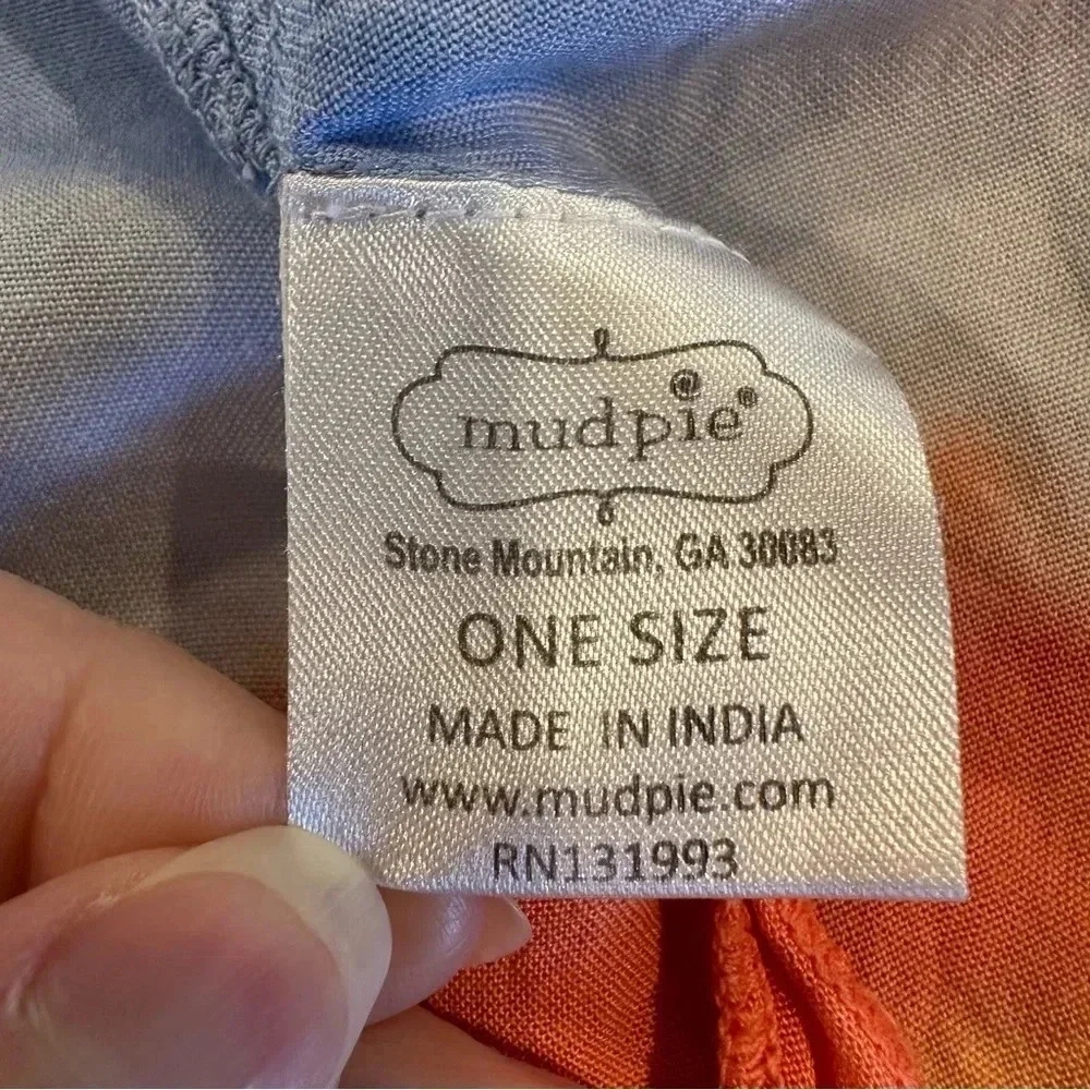 Mud Pie Women’s Tuscany Rainbow Tie-dye Lightweight Kimono Size O/S